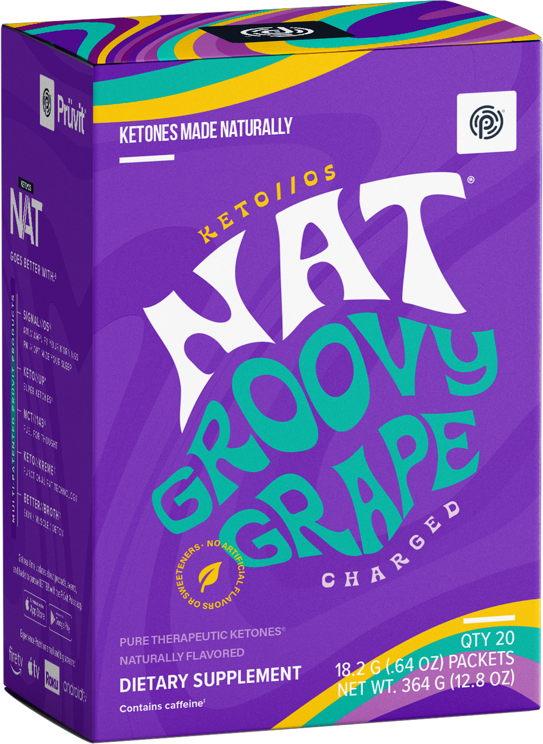 Keto//OS NAT Groovy Grape, confezione da 20 bustine