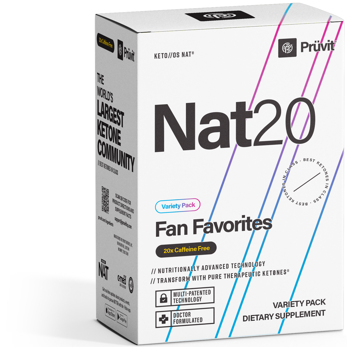 Keto//OS NAT NAT Challenge (assortita), senza caffeina